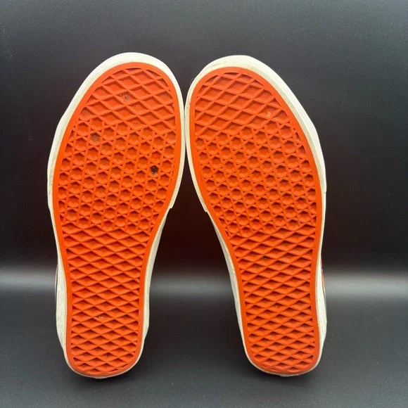 Vans Orange and yellow camouflage high-top sneakers, Men’s Size 7.5, Women’s 9 - Picture 6 of 12